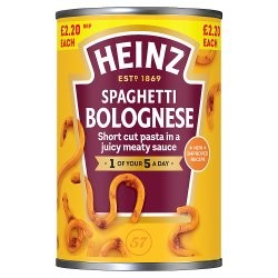 Heinz spaghetti bolognese 400g - spaghetti,