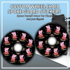 Wheelchair Spoke Guard Sticker