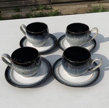 4 x  DENBY HALO ROUND CUPS +