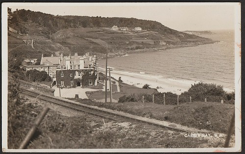 Carbis bay postcard railway - carbis,