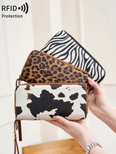 Leopard Print RFID Wallet