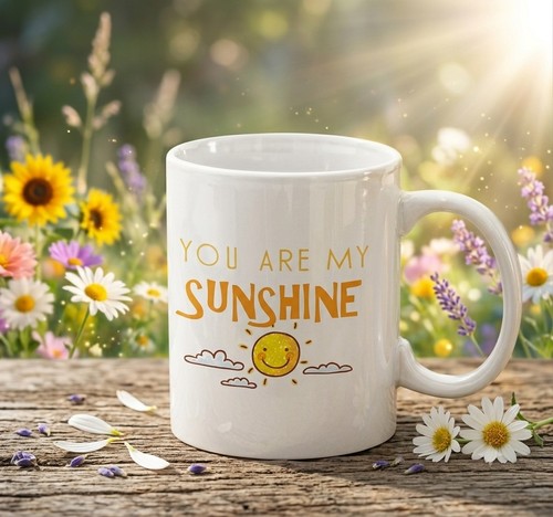 Cute sunshine ceramic coffee - ceramic,