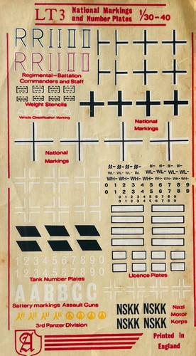 Decals national markings - decals, and