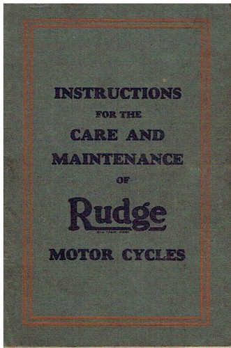 Rudge 250 350 - rudge, special
