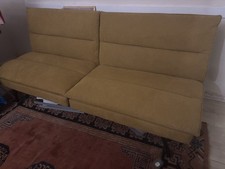 Dunelm Mustard Yellow 2 Seater