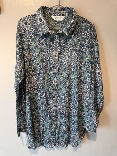 Primark blue floral paisley - blue,