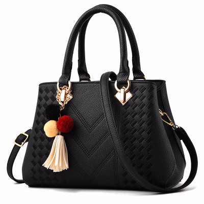 Women leather handbag tote - pu,