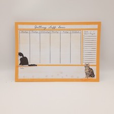 A4 Weekly Planner - 52 Tear-Off Sheets - Organiser - Cats Protection