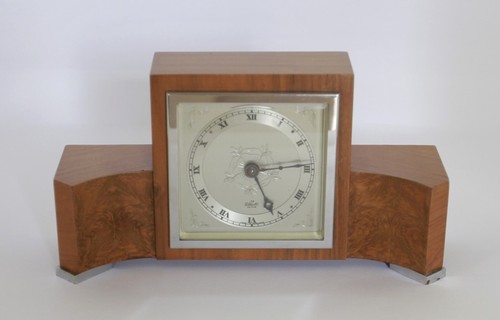 Art deco walnut chrome - walnut, &