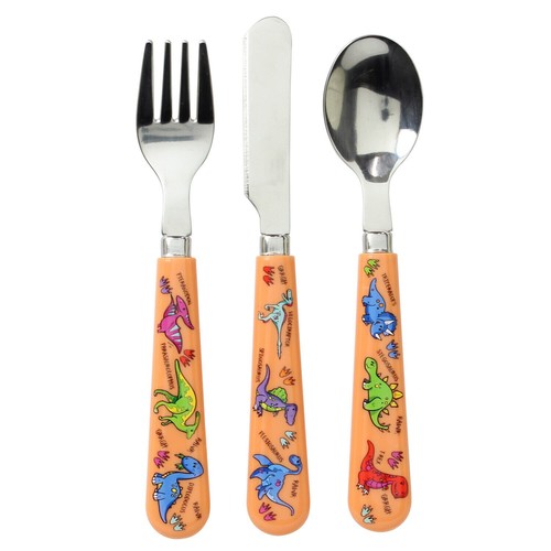 Piece dinosaur plastic spoon - 3,