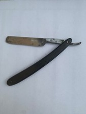 SCHNELL Germany German Antique Barbers Straight Cut Shaving Razor