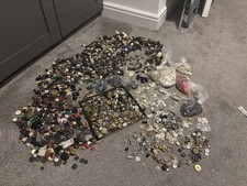 Huge Button Bundle Of Spare Buttons Job Lot Crafts Vintage Crafts Sewing