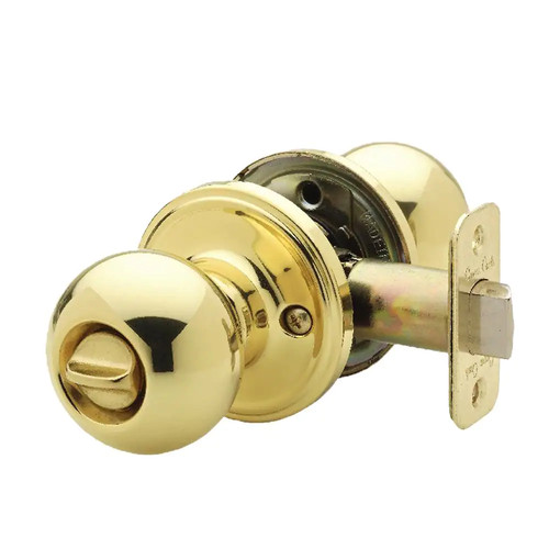 Ball polished brass privacy - polished,