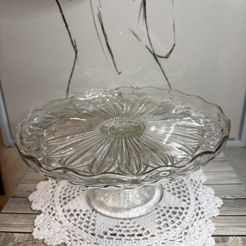 Vintage footed cake stand - cake,