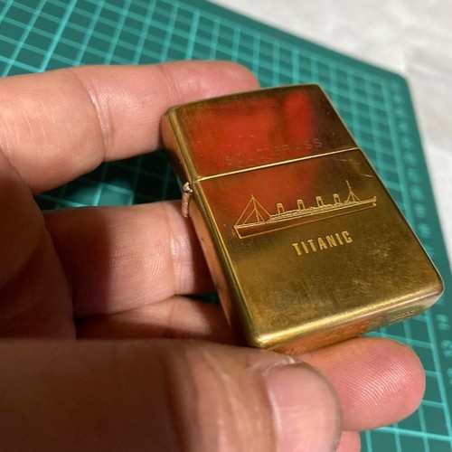 Zippo vintage titanic solid - zippo,