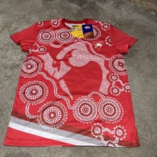 Sydney Swans AFL MEN’s RED Short Sleeve Jersey Size Medium BNWT