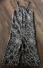 Girls 5-6 Years Jumpsuit Dungarees All In One Floral 