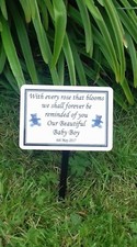 Custom Baby Memorial Stake