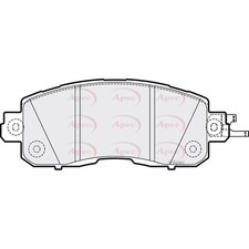 Apec Brake Pads With Retaining