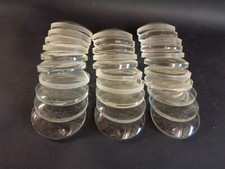 31  x Acrylic Magnifying Convex Lenses - Code Number E17 - 75mm Diameter