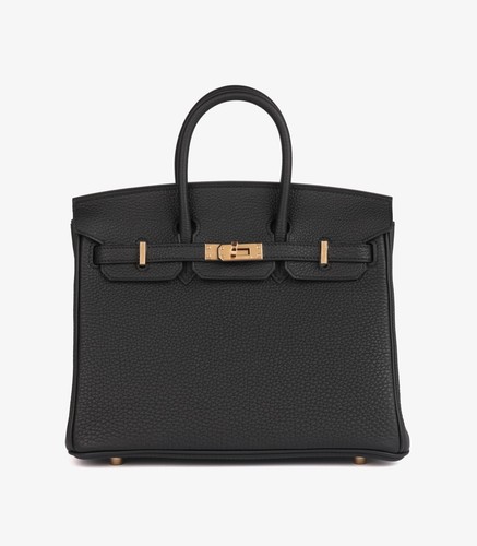 Hermès black togo leather - hermès,