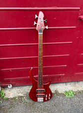 Red Sunburst Electric Bass Guitar