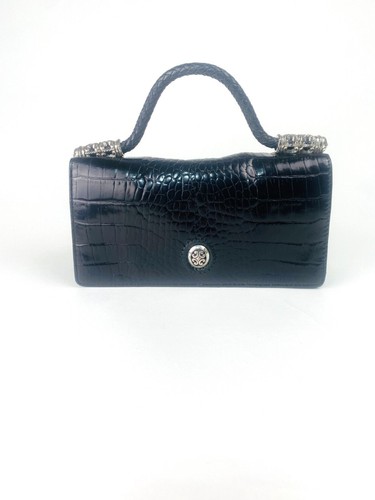 Vintage brighton black croc - brighton,