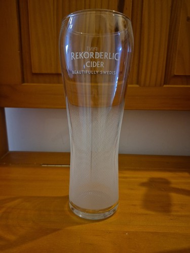 Rekorderlig cider fluted pint - rekorderlig,