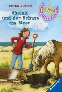 Sheltie und der - am, meer