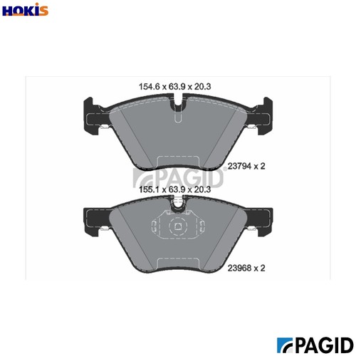 Brake pad set disc - pad,
