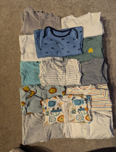 Baby boys babygrow - f&f,