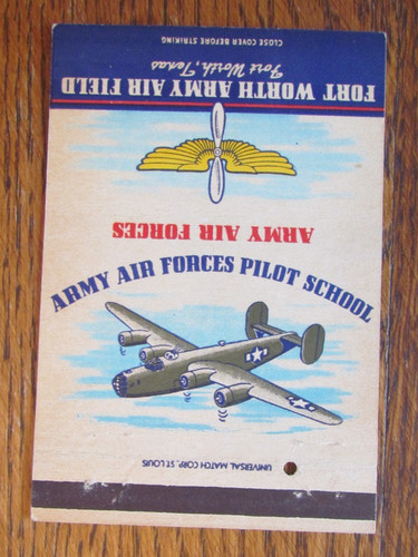 Army air force matchbook - army,
