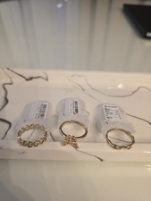 Three Ring Set. Butterfly Ring