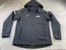 Alpinestars Motogp Bt Sport Softshell Jacket Size XlL Fleece Lined Black Hooded