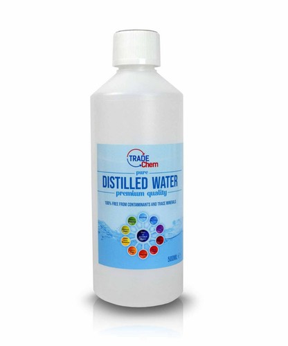 Distilled water 500ml bottle - distilled,