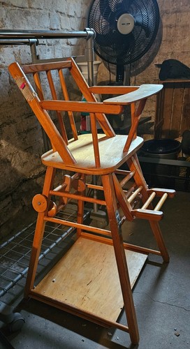 Antique childrens folding - antique, high