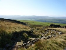 Photo 6x4 A gully carved out