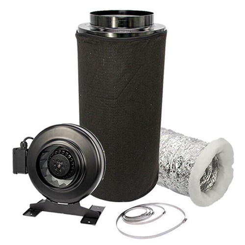 Carbon filter inline fan kit - carbon,