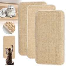 3Pcs Sisal Protector Mat Cat