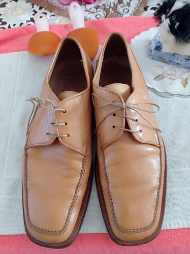 Men boss heels brown leather - men,