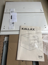 Ikea Kallax Insert With 2 Drawers White High-Gloss 33x33cm NEW Discontinued