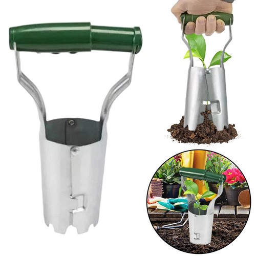Hand bulb planter - bulb, soil
