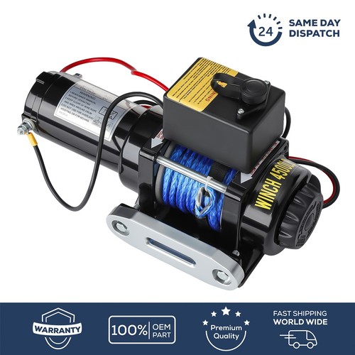 4500lb winch synthetic - , rope