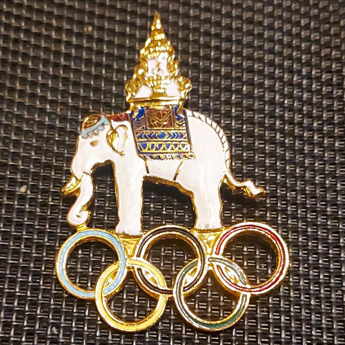 Enamel olympic rings - enamel,