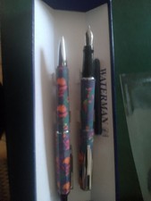 Waterman Fountain Pen And Biro Set. Multi Coloured. Nice.