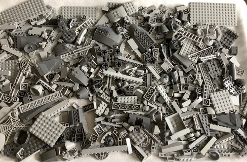 Lego grey bundle bricks - grey,