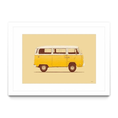 Giant art 24x36 yellow van - art,