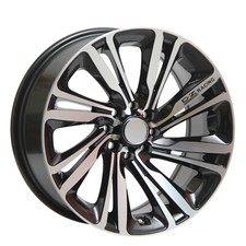 16X 7 Inch Black Machine Face