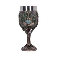 Mother Earth Goblet Nemesis Now Nature Goddess Pagan/Wiccan Altar Chalice Wine