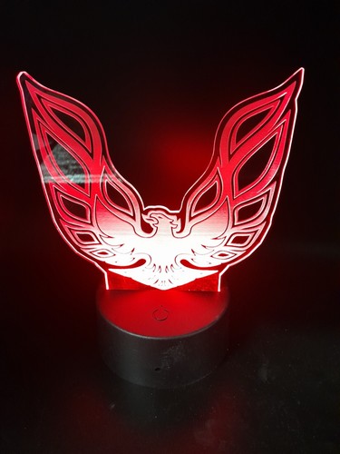 Edge lit tabletop sign - edge,
